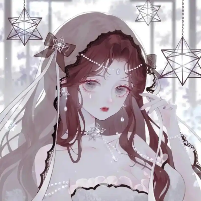 唯美仙气动漫女生头像