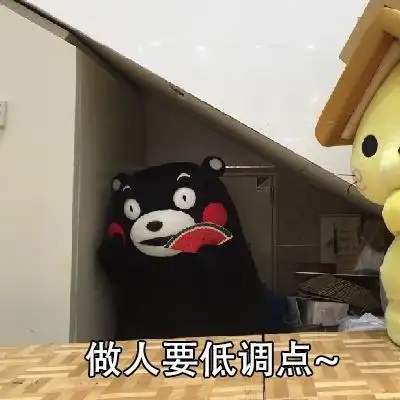 搞笑段子表情包:做人要低调点_微信