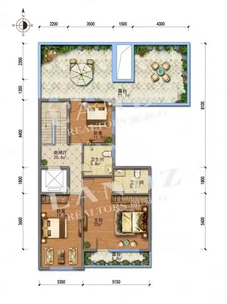 泰禾北京院子(别墅) 近地铁 满五   楼龄新 电梯房