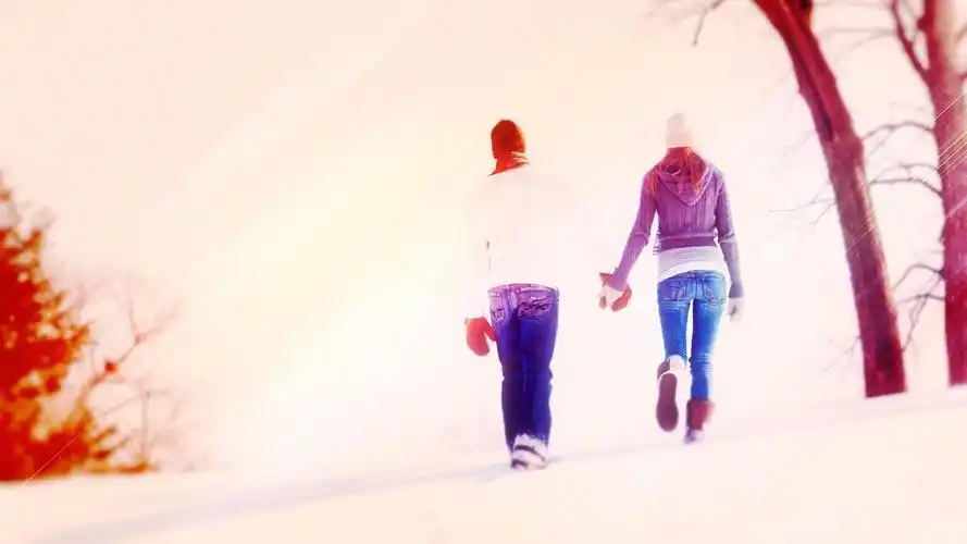 情侣恋人告白小清新桌面壁纸 _ 图片网