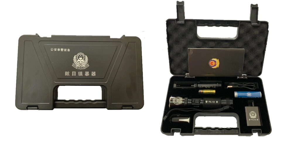 新品上线警界新宠警用炫目强光手电镇暴器组图