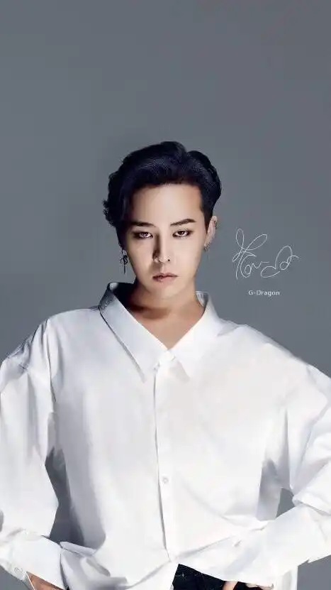 权志龙gd壁纸白色