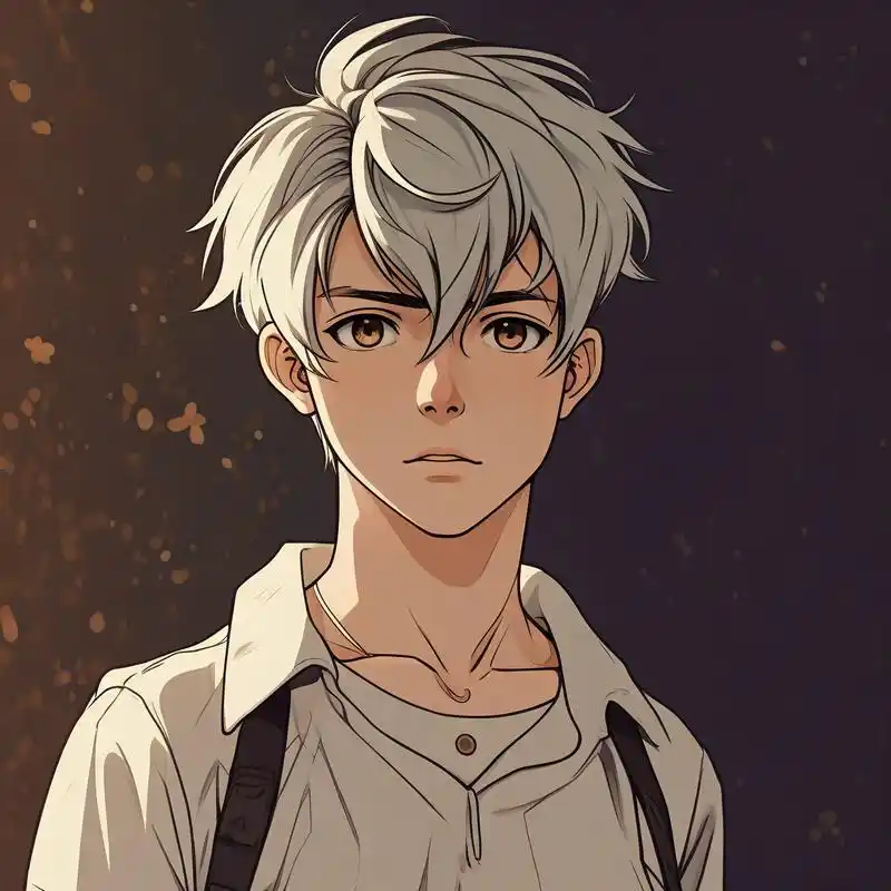 96简约干净动漫男生头像90