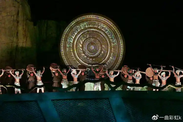 花山大型壮族神话情景剧舞台摄影
