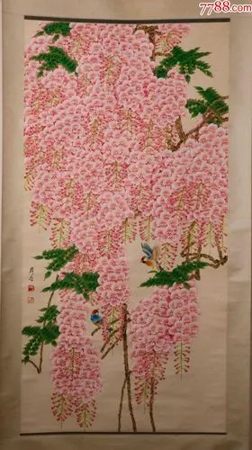 近代"周彦生工笔画堂"立轴