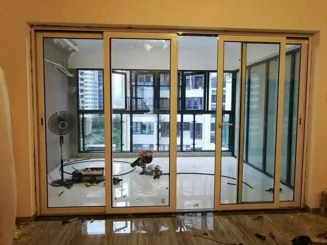 深圳定制铝合金推拉门阳台客厅窄边框玻璃推拉门隔断折叠门平开门已售