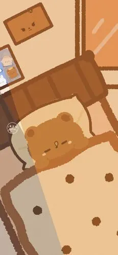 可爱壁纸 少女心壁纸小熊小兔壁纸 cr:小熊奶桃