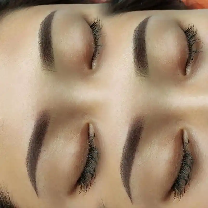 今天给小姐姐做的眉毛即刻效果手工雾眉