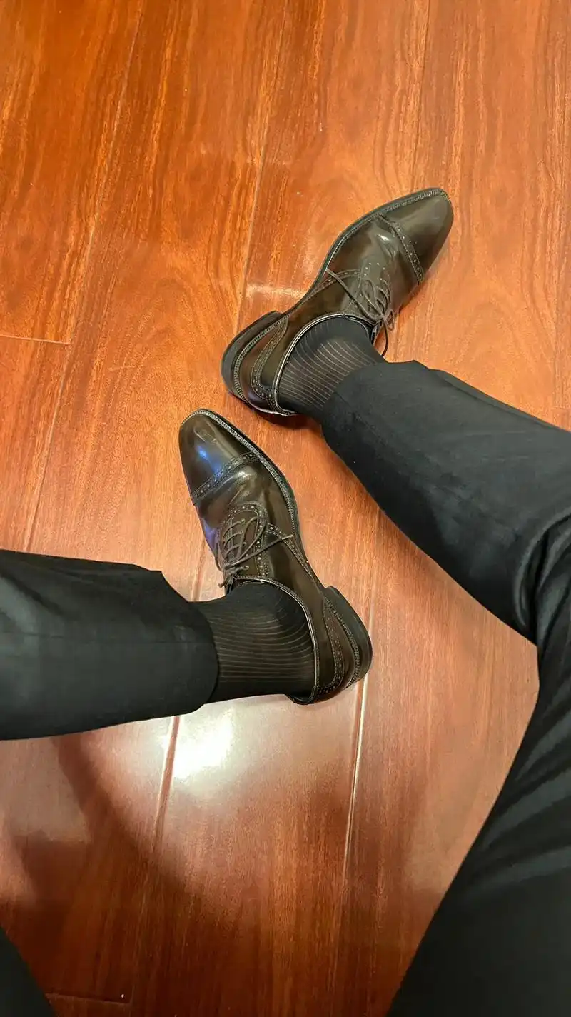 正装皮鞋 #正装 #西装杀 #禁欲系 #男士穿搭 #袜子17 - 抖音