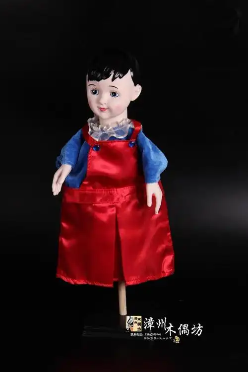 小男孩掌中木偶布袋木偶中国风特色民间工艺品儿童益智玩具