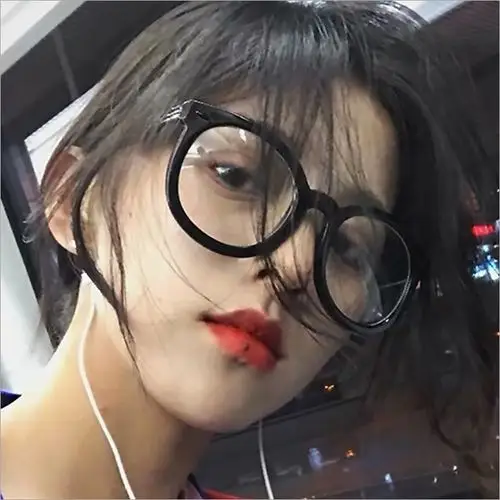 粗边圆眼镜框黑大高度近视镜框厚边女大脸显瘦克星百搭方脸韩系.