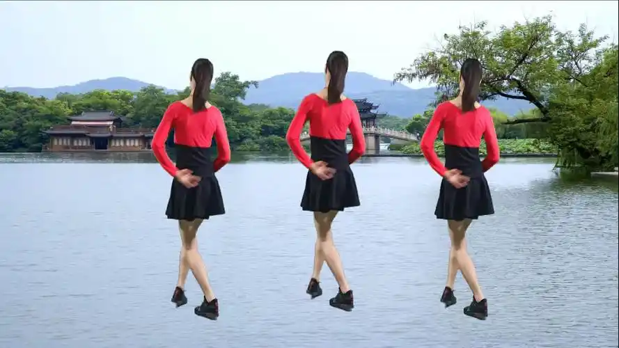 老歌新舞步《烟花三月下扬州》零基础入门16步广场舞,简单好学