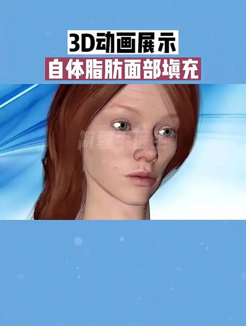 3d动画演示自体脂肪面部填充全过程!