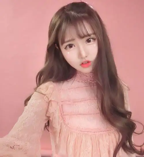 假发女空气刘海长卷发网红大波浪时尚逼真玉米烫透气直整顶全头套