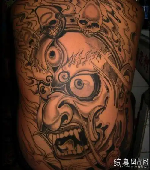 罗刹纹身图案及手稿 印度神话中的凶猛鬼怪