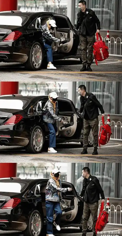 鹿晗抵达深圳录制《创造营2020》,乘坐百万豪车,助理高大威猛