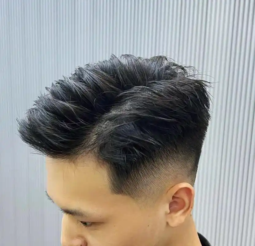 男士三七分纹理侧背发型推荐979797 男生发型推荐 帅气三七侧分
