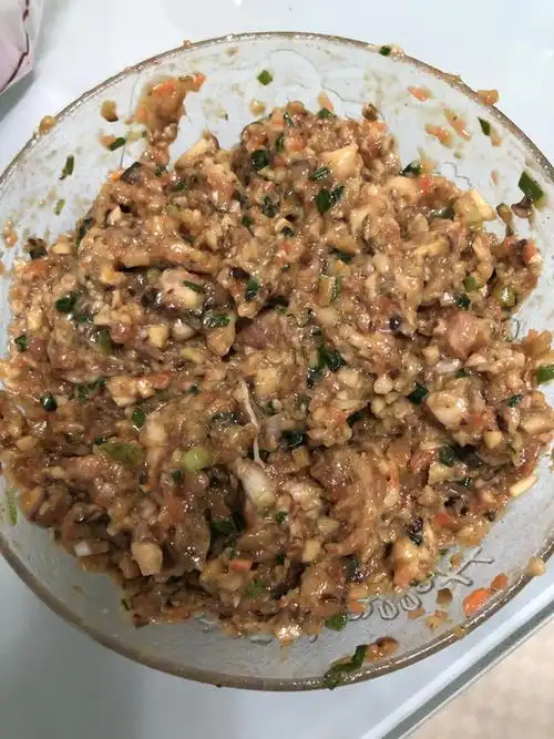 乖乖q47i做的香菇猪肉包子饺子馅
