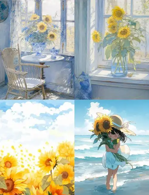 🌻 向日葵背景图片大集合 🌻