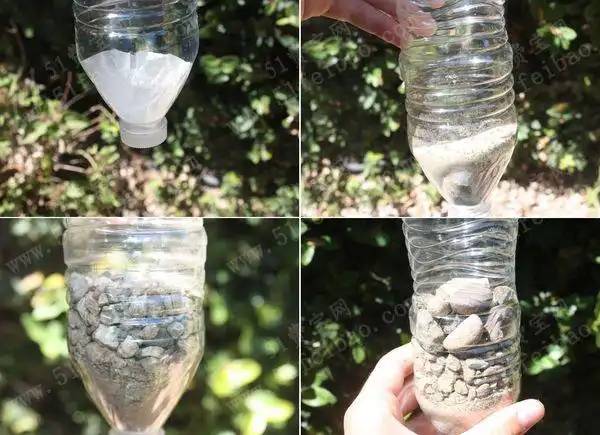 3,准备一个用来接水的,把过滤器从上面扣在杯口.