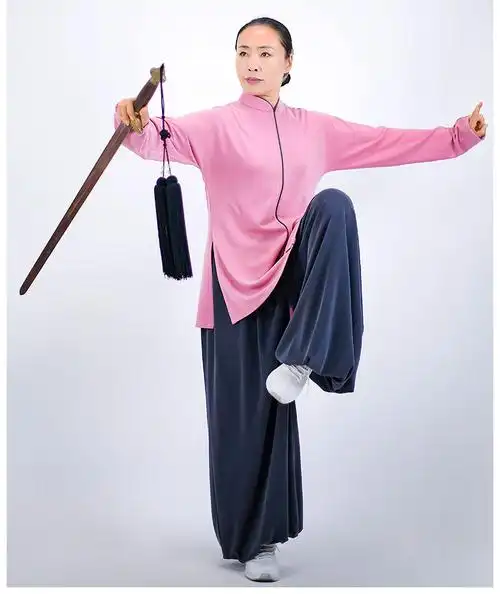 【旗舰自营】马蕾太极服新款春秋女士定制款太极服多色休闲服亲肤棉直
