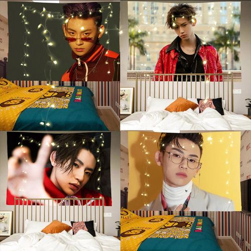 小鬼-王琳凯 背景布海报挂布偶像应援出租房床头宿舍墙布挂毯