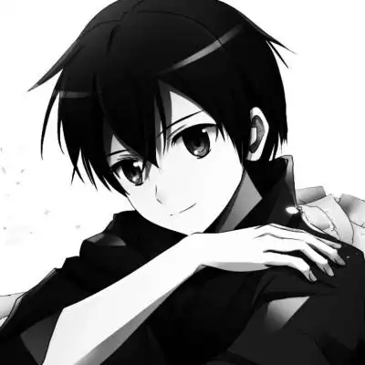 黑白动漫男生头像  念七