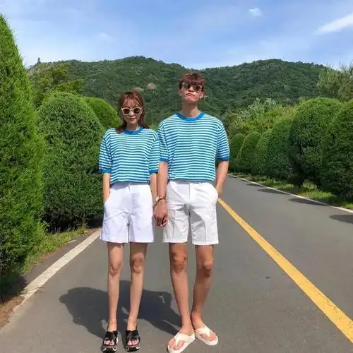 原创身高156小个子跟183男友情侣装搭配,显高时尚气质,秀恩爱很高级