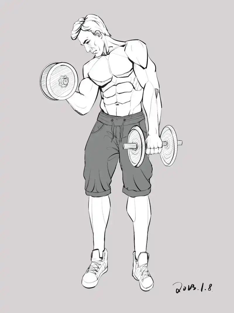 人体肌肉结构#速写 #画画 #人体结构 #人物速写 #一起学 - 抖音