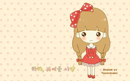 鬼小妞可爱高清桌面壁纸,卡通动漫,动漫,壁纸,1920x1200