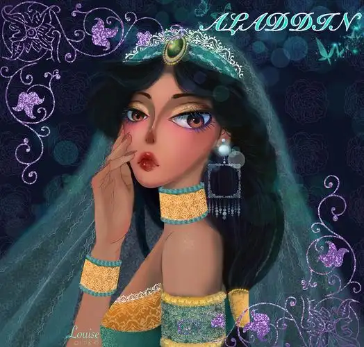 迪士尼公主系列茉莉公主