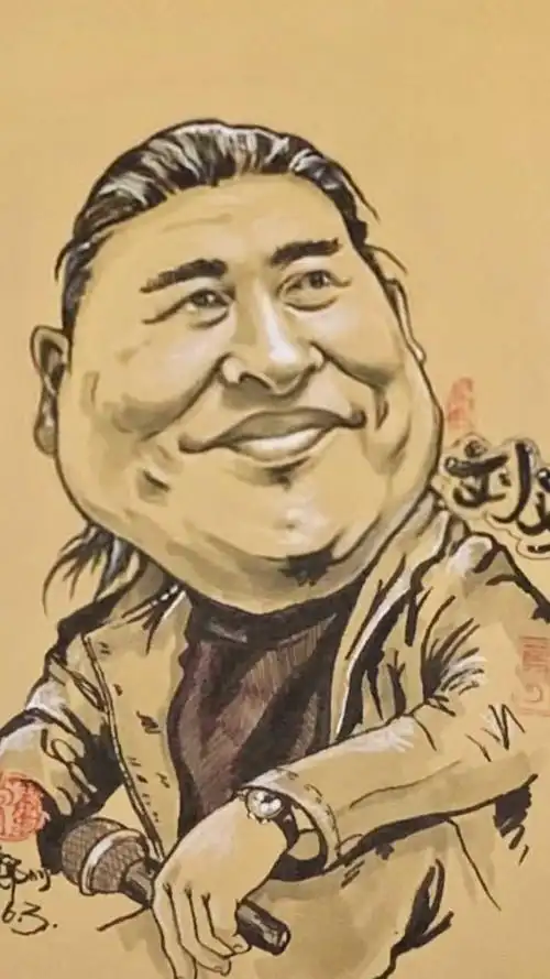 手绘肖像漫画刘欢_腾讯视频