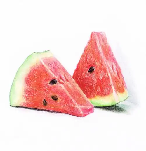 彩铅瓜果