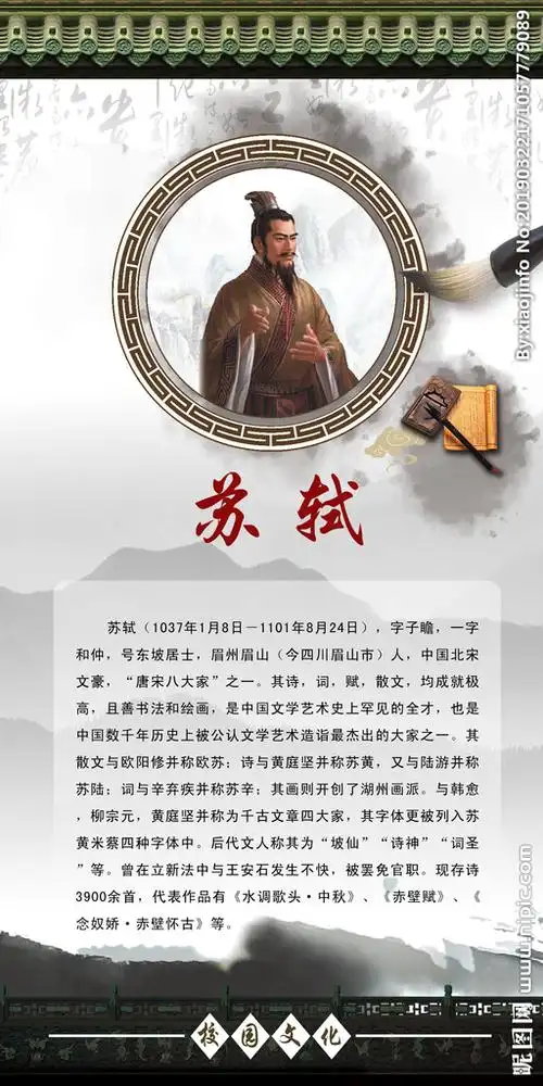 历史文化名人苏轼图片