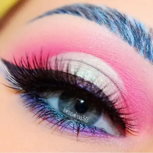 绝美精致梦幻眼妆,彩妆