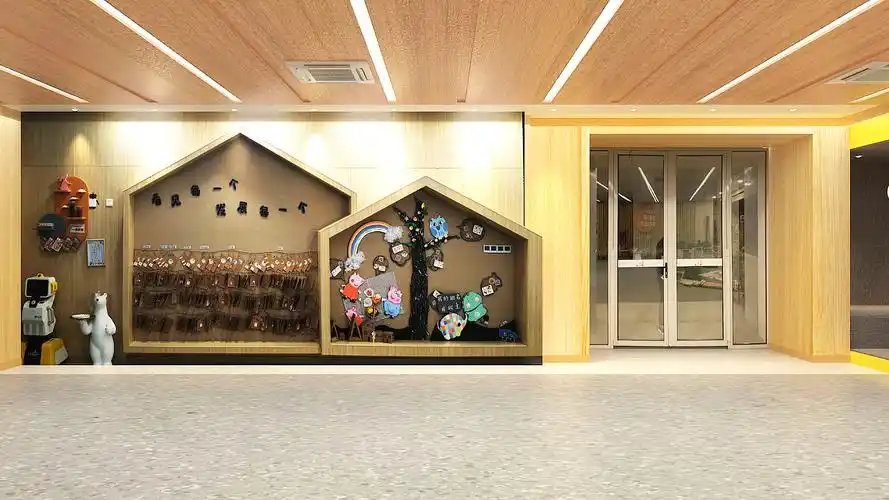 江虹路幼儿园-大厅设计