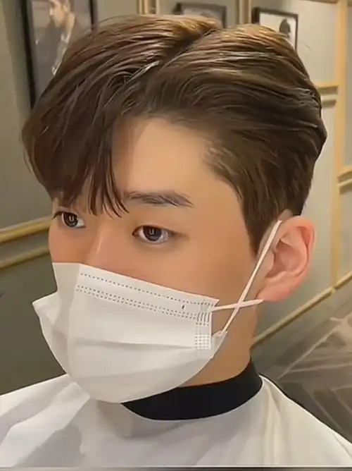 各种侧背头发型图片男