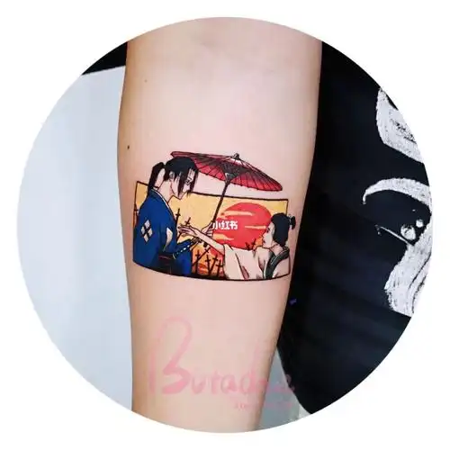 动漫纹身混沌武士