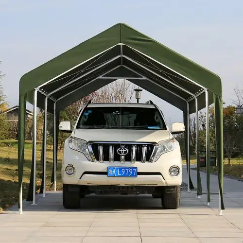 加厚帆布防雨汽车防晒车棚停车棚家用户外帐篷移动车库简易篷房子