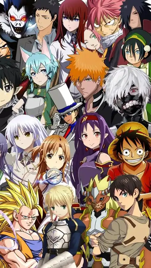 壁纸丨全动漫人物大合照 - 简书