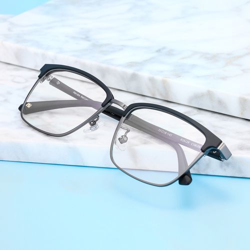 海伦凯勒商务男士光眼镜简约方框近视眼镜框架