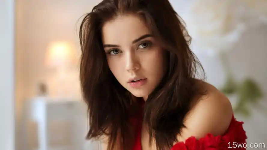 女性模特womanbrunettedepthoffield女孩高清壁纸