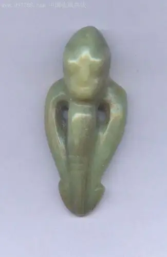 红山文化玉神人