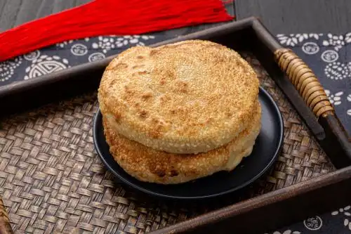 河南登封芝麻烧饼 小吃