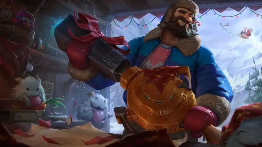 法外狂徒冰雪节格雷福斯男枪英雄联盟图片