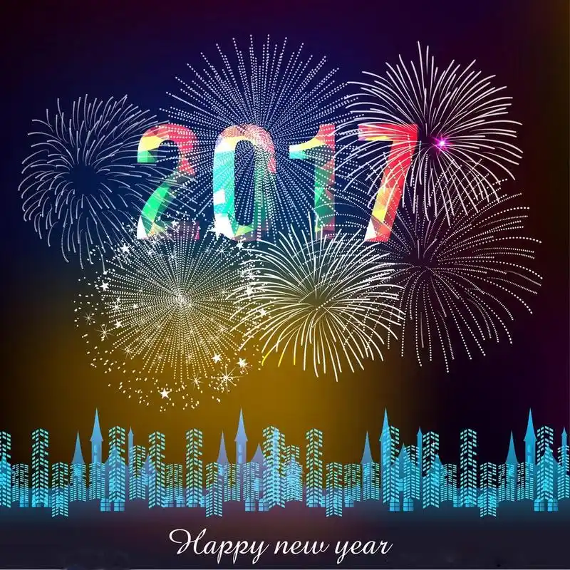 2017新年鸡年数字素材1024*1024壁纸图片 第一辑