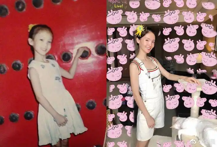 来看金晨小时候!