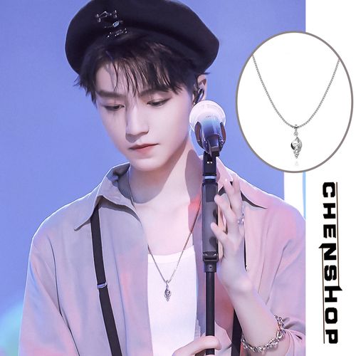 王俊凯同款chenshop设计师juunngle lab海螺珍珠项链男女同款新品