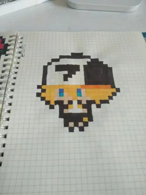 凹凸世界像素画