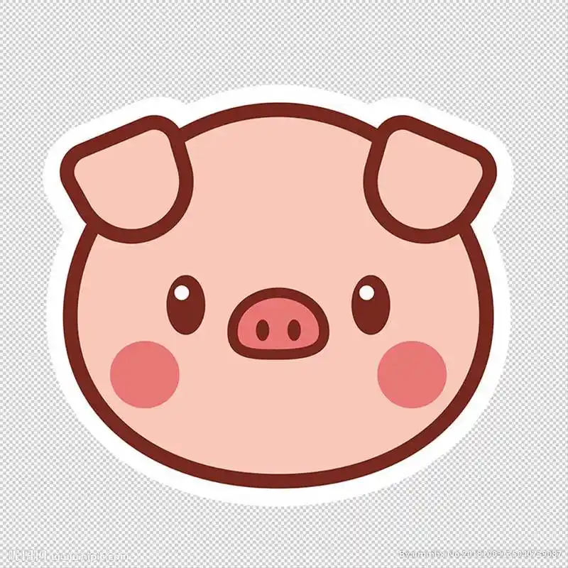 小猪图片卡通可爱图片